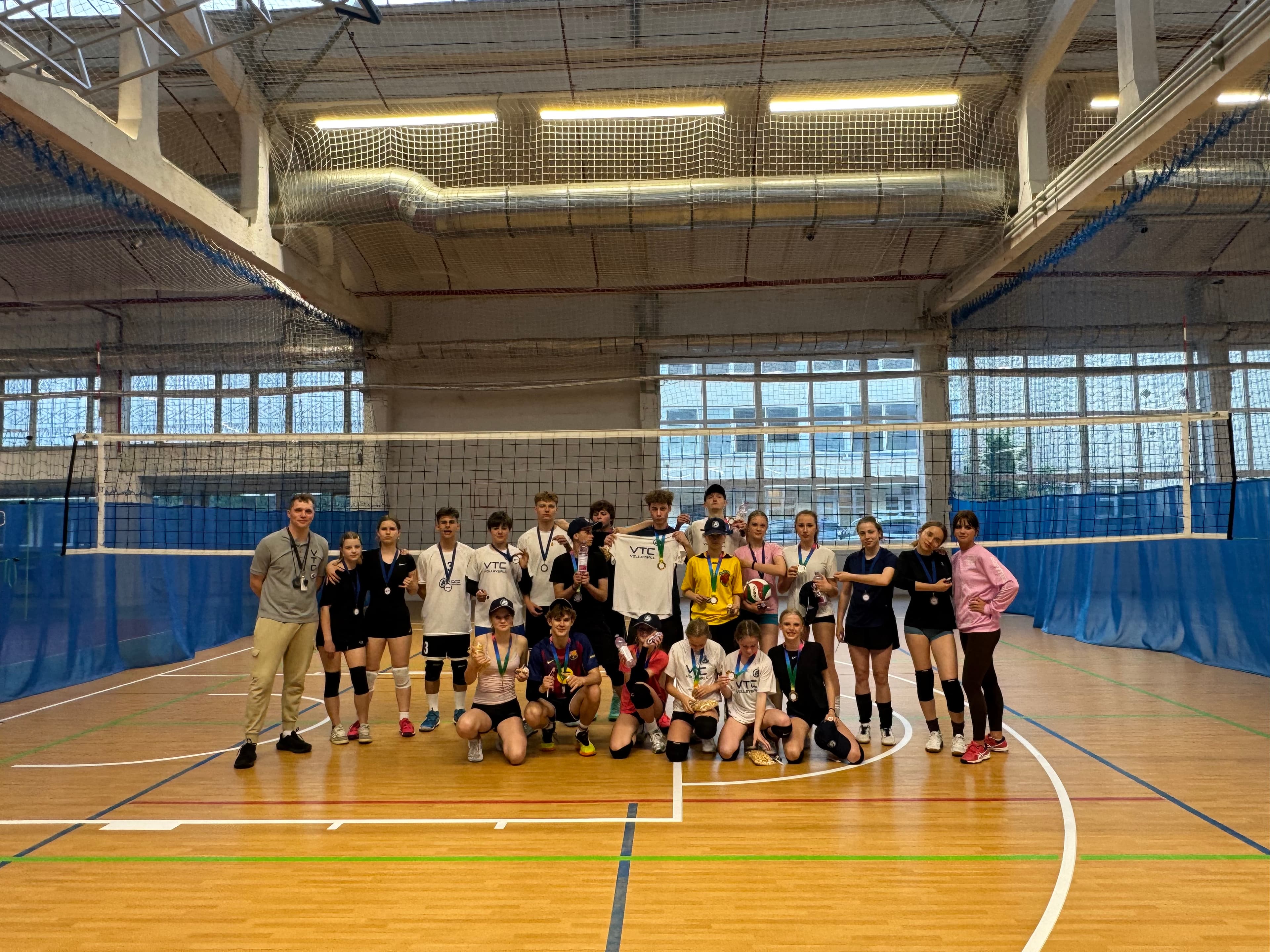 Vaikų tinklinio treniruotės Vilniaus tinklinio centre